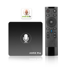(Q) A95X Pro TV Box 2.4G Voice Control Amlogic S905W Android 7.1 2GB RAM 16GB ROM WiFi 100Mbps H.265 4K Media Player 2024 - buy cheap