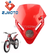Универсальный светодиодный налобный мини-фонарь для внедорожника, мотоцикла, фары для GASGAS TXT PRO 280 125, налобный фонарь для гоночного мотоцикла, красный 2024 - купить недорого