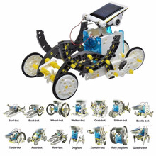 Набор роботов «сделай сам» с солнечной энергией 13, Обучающие игрушки, детская научная сила, подарки для мальчиков, Прямая поставка, 2019 2024 - купить недорого