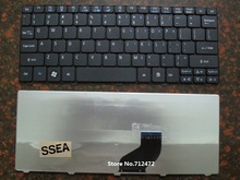 SSEA New US Keyboard for Acer Aspire One 521 522 533 D255 D255E D257 D260 D270 NAV70 PAV01 PAV70 ZH9 AO521 AO522 AO533 AOD255 2024 - купить недорого