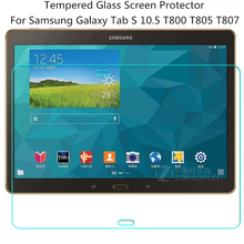 Protetor de tela premium 0.3mm de vidro temperado, película protetora anti-quebra para samsung galaxy tab s 10.5 t800 t805 t807 tablet 2024 - compre barato