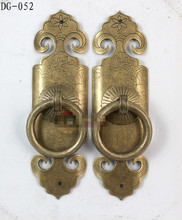 Tirador de puerta de cobre de China, 100mm de antigüedad, DG-052 de arco chino 2024 - compra barato