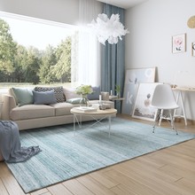 Alfombras suaves a rayas de estilo nórdico Simple para sala de estar, dormitorio para niños, para el hogar felpudo, alfombra de moda para alfombra grande 2024 - compra barato