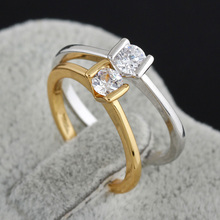 Новая мода crystalesimple Дизайн Полые Обручение кольцо для женщин оптовая KUNIU j27048 2024 - купить недорого