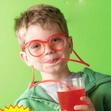 Many Colors Creative Fun Straws Funny Straw Glasses Straw Children Fun Straw Children Straw High Permeability Drink Straw Set 2024 - buy cheap