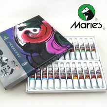 Marie's 24 Colors Chinese Painting Paint Set Meticulous Painting Pigment Landscape Freehand Painting 12ml Ink Painting Pigments 2024 - buy cheap