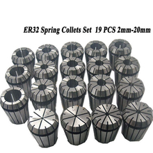 19PCS ER32 ER spring collet chuck Accuracy 2-20mm ER32 Collet For CNC milling tool holder Engraving machine spindle motor 2024 - buy cheap