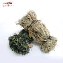 Вес 2 фунта травы стиль Ghillie нить костюма, Синтетическая Пряжа мешковины DIY Mossy смесь охотничий Камуфляжный Материал Тактический комплект 2024 - купить недорого