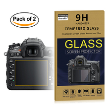 2x Self-Adhesive 0.25mm Glass LCD Screen Protector w/ Top LCD Film for Nikon Zfc Z7 Z6 Z5 Z9 Z50 D500 D5 Digital SLR Camera 2024 - buy cheap