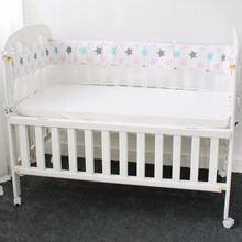 Breathable Mesh Crib Bumpers For Summer Baby Bedding Set Croth To The Cot Bed Protector For Newborns 7 Color Length 200cm 2024 - buy cheap