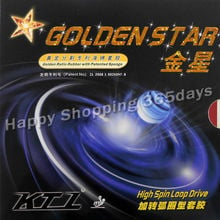 KTL GOLDEN STAR-Goma de pimpón con esponja para tenis de mesa, accesorio de alta rotación, Loop Drive 2024 - compra barato