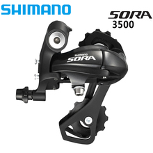 Shimano Sora велосипедная клетка, передняя и задняя часть, 9S SS, короткая клетка, GS, средняя, для дорожного велосипеда, складная, 3500, задняя, Черная 2024 - купить недорого