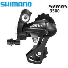 Shimano sora RD-3500 desviador traseiro 9s ss, gaiola curta/gaiola gs, bicicleta de estrada, dobrável, 3500 desviadores pretos 2024 - compre barato