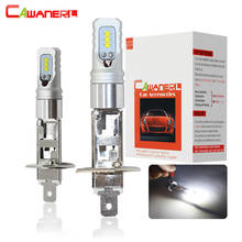 Cawanerl H1 LED Bulb 80W 3200LM Each Set Car Fog Light DRL Daytime Running Lamp CSP 6000K White 12V Car Styling 2 Pieces 2024 - buy cheap