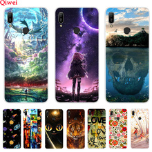 Para huawei y6 2019 caso macio tpu capa de silicone impressão caso para huawei y6 2019 capa coque y 6 2019 6y bonito fundas limpar pára-choques 2024 - compre barato