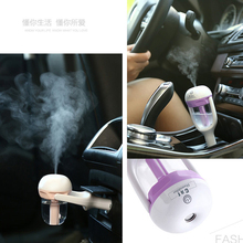 Автомобильный паровой мини-очиститель воздуха 12 В, увлажнитель воздуха, аромадиффузор, диффузор для эфирных масел, распылитель для ароматерапии, распылитель для автомобиля 2024 - купить недорого