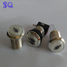 Silver Plated 1&2 player Illuminated Push Button/arcade machine parts/accessories/Coin operator cabinet 2024 - buy cheap