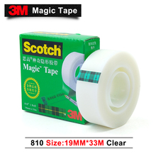 3M original brand magic tape 810 acrylic adhesive Scotch  single sided Invisible tape can be written 3M tape 19mm * 33m 24pcs 2024 - buy cheap