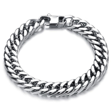 Factory price!Chain link bracelet men stainless steel jewelry bracelets & bangles male accessories fashion gifts pulseras hombre 2024 - buy cheap
