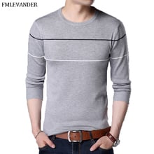 Men's sweater Hombre 2019 Large Sizes 4XL Pure Color Grey Blue Black Red O-neck Sweater Men 2024 - buy cheap