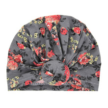 10pcs Fashion Donut Cap Baby Hat Newborn Elastic Cotton Turban Baby Beanie Cap Printed Floral Infant Turban Hats  Bebe 2024 - buy cheap