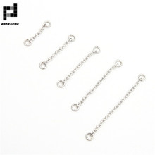 BASEHOME 5pcs/lot 15/20/25/30/50mm 925 Sterling Silver Chain Connector Hook Clasp Extender Chain Link Fit DIY Necklace Bracelet 2024 - buy cheap