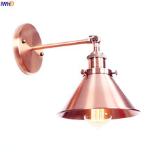 IWHD Edison Antique Vintage Wall Lamp LED Bedroom Stair Edison Loft Industrial Retro Wall Light Sconces Wandlampen Home Lighting 2024 - buy cheap