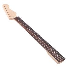 Homeland Maple Guitar Neck Black Dot Dark Yellow With Rosewood Fingerboard For ST Electric Guitar Replacement Parts 22 Frets 2024 - buy cheap