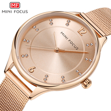 MINIFOCUS Luxury Ladys Watch for Woman Fashion Casual Women Watches Rose Gold Women's Wristwatches Relogio Feminino Montre Femme 2024 - buy cheap