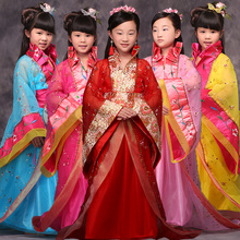 Antigo chinês roupas traje para meninas princesa crianças hanfu vestidos cosplay roupas meninas crianças tang dynasty trajes 2024 - compre barato