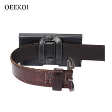 Oekoi cinturón Clip PU cuero cintura titular Flip funda bolsa para THL T200/T200c 6 pulgadas Envío Directo 2024 - compra barato