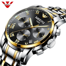 NIBOSI 2021 Watch Men Fashion Sport Quartz Clock Mens Watches Top Brand Luxury Business Waterproof Wristwatch Relogio Masculino 2024 - buy cheap
