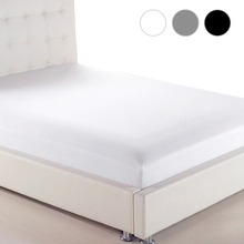 Lençol com elástico 150/160 90, lençol para cama branco/preto/cinza 2024 - compre barato