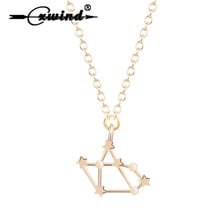 Cxwind Sagittarius Necklace Constellation Necklaces 12 Zodiac Sign Astrology Necklace Birthday Jewelry 23/11-21/12 2024 - buy cheap