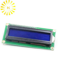Módulo LCD 1602 LCD1602 + I2C, pantalla azul IIC/I2C para placa adaptadora LCD1602, 1 Uds. 2024 - compra barato