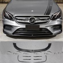 W213 Front Lip + E43 Trim Splitters Car Styling Carbon Fiber Front Bumper Spoiler Air Flow Vent for Mercedes Benz W213 2024 - buy cheap