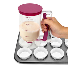 HOOMIN-taza medidora de Speratator para crema, dispensador de pasta de harina para Cupcakes, tortitas, galletas, Muffins, masa, herramientas para hornear, 900ml 2024 - compra barato