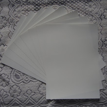 Papel de vinilo flexible para camisetas, película de vinilo de transferencia térmica de PU de alta calidad, Color blanco, A4 x 8 Uds., W608. 2024 - compra barato