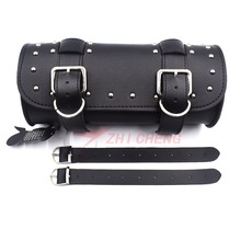 Motorcycle Saddlebag Saddle Side PU Leather Tool Bag For Honda Yamaha Suzuki Harley XL 1200 883 VLX Steed 400 600 XV125 250 VT 2024 - buy cheap