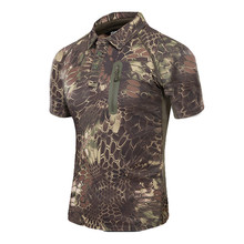 Tactical Military Camouflage Quick-dry Men T-Shirt Sports Climbing Camping Hiking Men Breathable Male Camo Python Shirts 2024 - buy cheap