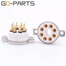 1PC Ceramic 8pin Octal Tube Socket Valve Tube Base For EL34 KT88 6550 6L6 GZ34 5881 274B 5AR4 Vintage Tube AMP Hifi Audio DIY 2024 - купить недорого