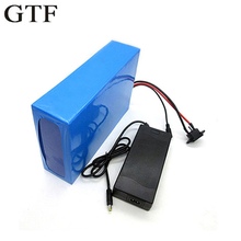 GTF 48V 1000W lithium battery 48V 20AH ebike battery 48V 20AH electric bike battery with 30A BMS 54.6V 2A Charger 2024 - buy cheap