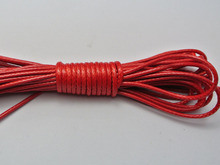 30 Meters Red Korean Waxed Cord Thread Line 1.5mm for Jewelry Stringng 2024 - buy cheap