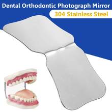 Refletor dental fotográfico de aço inoxidável, espelho ortodôntico de dentes oral, ferramenta de clareamento dental para dentista 2024 - compre barato