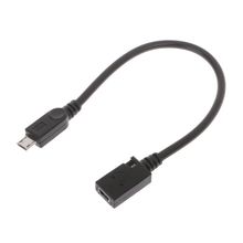 Кабель Mini USB/Micro USB, гнездо-штекер, адаптер для Samsung, Xiaomi, Huawei, смартфонов Android, планшетных ПК, MP3, MP4 плееров 2024 - купить недорого