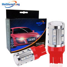 2x W21/5W T20 7443 LED Red 12V Cree Chip 12SMD 5730 Auto Turn Signal Lamp Car 7440 w21w LED Bulbs Brake Reverse Lights 2024 - buy cheap