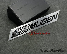 1 PCS MUGEN 3D Aluminum Badges Emblem car sticker car-styling 2024 - buy cheap