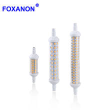 Foxanon R7s LED Lamp SMD2835 Led Bulb Light R7S 220V 78mm 118mm 135mm Ceramic Body Bombillas Led 6W 9W 12W Replace Halogen Light 2024 - buy cheap