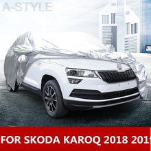 Cubierta completa para coche SKODA KAROQ 2018-19, protección contra el polvo, parasol, decoración Exterior, accesorios para automóviles 2024 - compra barato