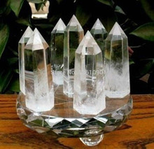 xd j00158 7 CLEAR PHANTOM QUARTZ POINT - Crystal Healing+ base 2024 - buy cheap